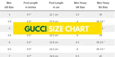 gucci size 13|Gucci men's size chart.